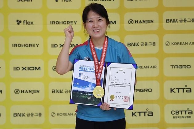 “생활탁구 국가대표 발탁”…박미영, 세계마스터즈 강릉 출전권 획득 / 연합뉴스