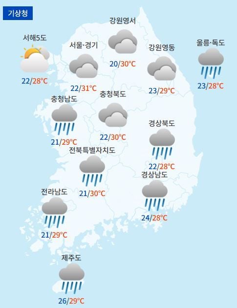 전국날씨예보 / 케이웨더