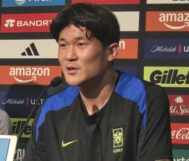 “멕시코 공격진 봉쇄 강조”…김민재, 대표팀 수비 리더 복귀 소감 / 연합뉴스