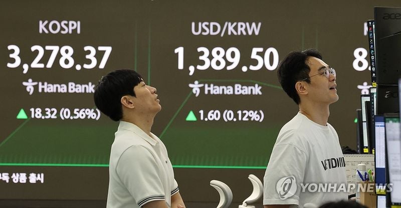 코스피, 연고점 돌파…3,290선 진입
