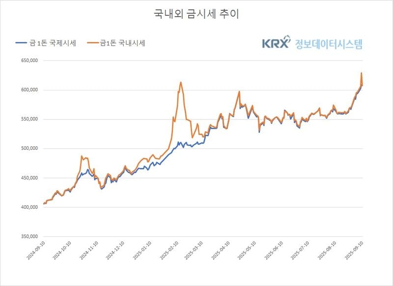 국내외 금값, 달러 반등·지정학적 리스크에 조정세 (금값시세)