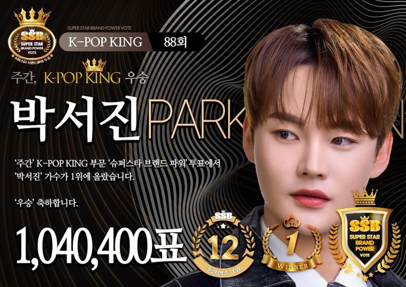 박서진, 투표 2관왕 질주…K-POP KING 1위→예능 셀럽까지 파도 친 감동