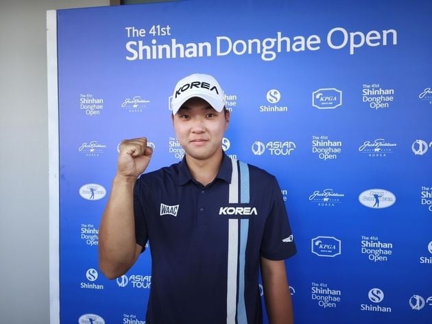 “2언더파 70타 상위권”…김민수, 신한동해오픈 첫날 공동 10위 / 연합뉴스