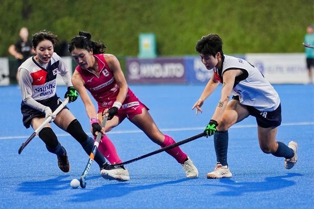 “조혜진 동점 골”…한국, 여자하키 아시아컵 결선 일본과 1-1 무승부 / 연합뉴스