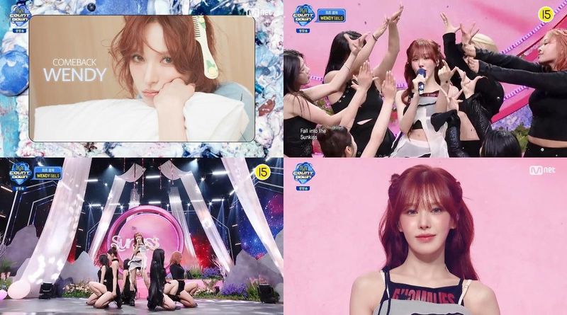 “웬디, 청량 에너지 폭발”…‘엠카운트다운’서 ‘썬키스’ 무대→새 여정 감동 / Mnet