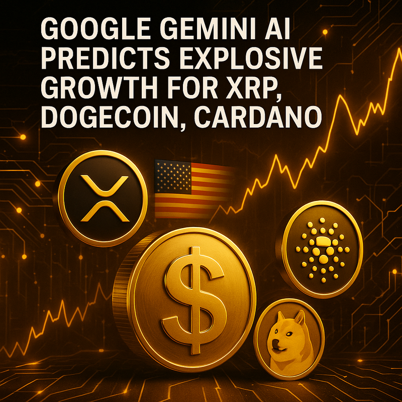 리플 XRP·도지코인·카르다노, 2025년 폭발적 성장 전망