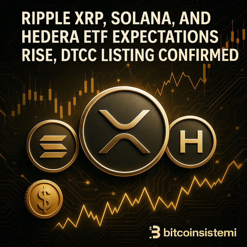 리플 XRP·솔라나·헤데라 ETF 기대감 고조, DTCC 상장 확인