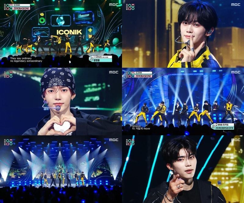“음악방송 5관왕의 위엄”…제로베이스원, ‘쇼! 음악중심’ 첫 1위→글로벌 차트도 석권 / '쇼! 음악중심' 방송화면 갈무리