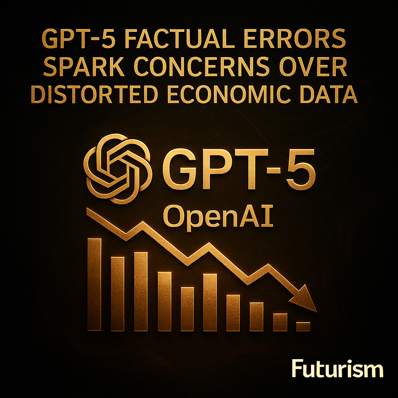 GPT-5 오류 논란, 경제 지표 왜곡 우려 확산