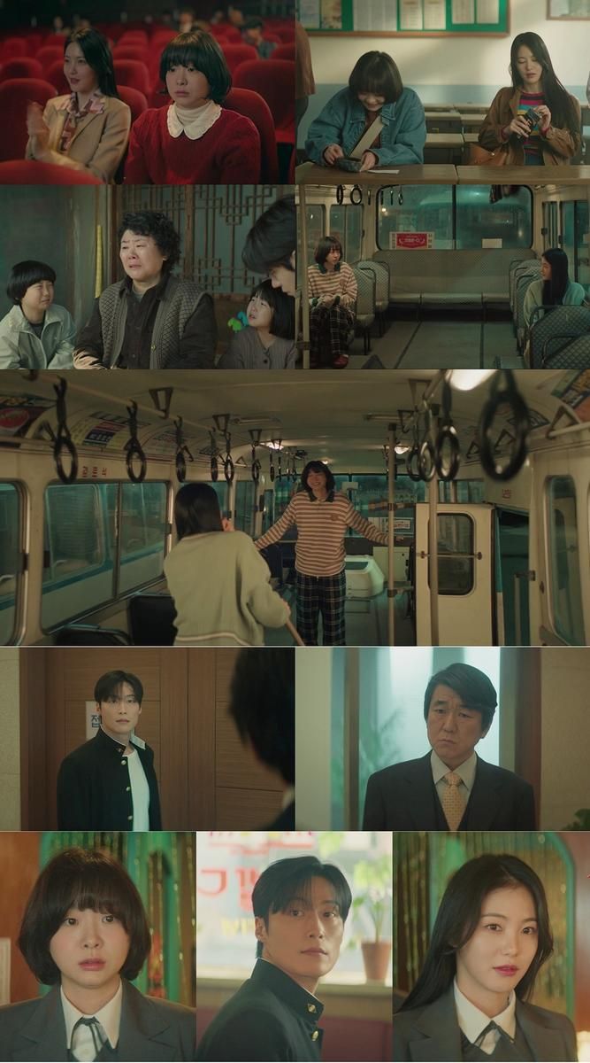 “백번의 추억이 불러온 설렘”…김다미·신예은·허남준, 다방 미팅 엔딩→운명 재회 / JTBC ‘백번의 추억’ 영상 캡처