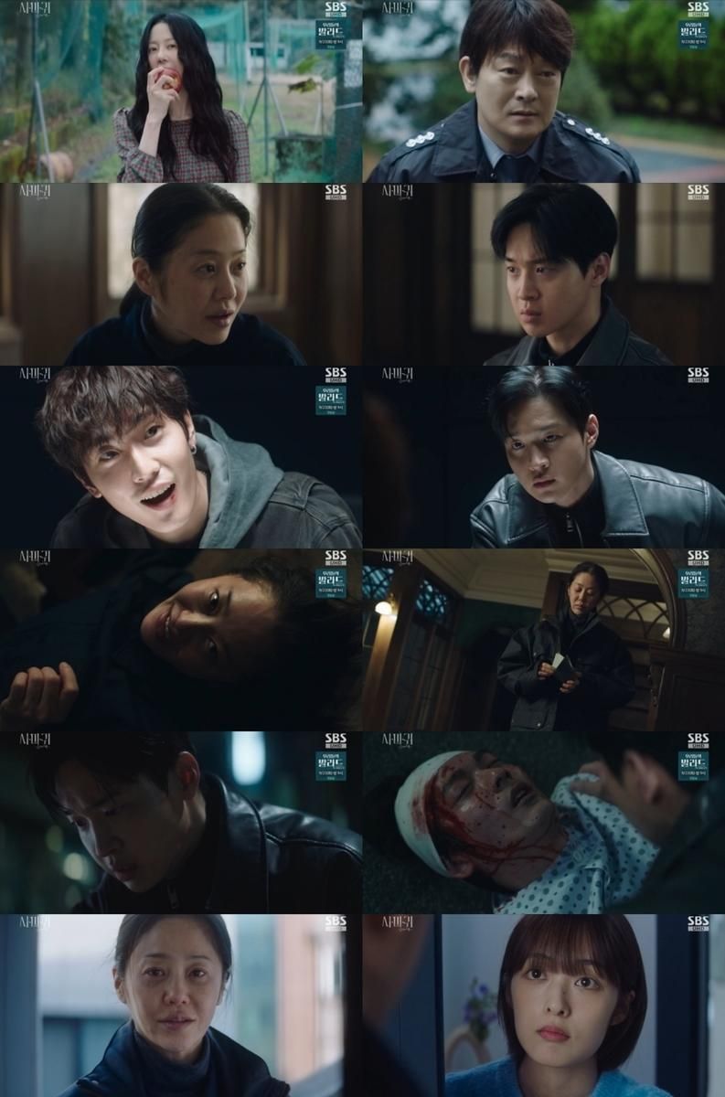 “현관 앞 ‘안녕?’”…사마귀:살인자의외출 고현정, 탈출 후 김보라 찾아가다→소름 돋는 엔딩 / SBS