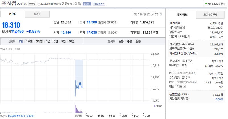 출처: 네이버페이증권 제공