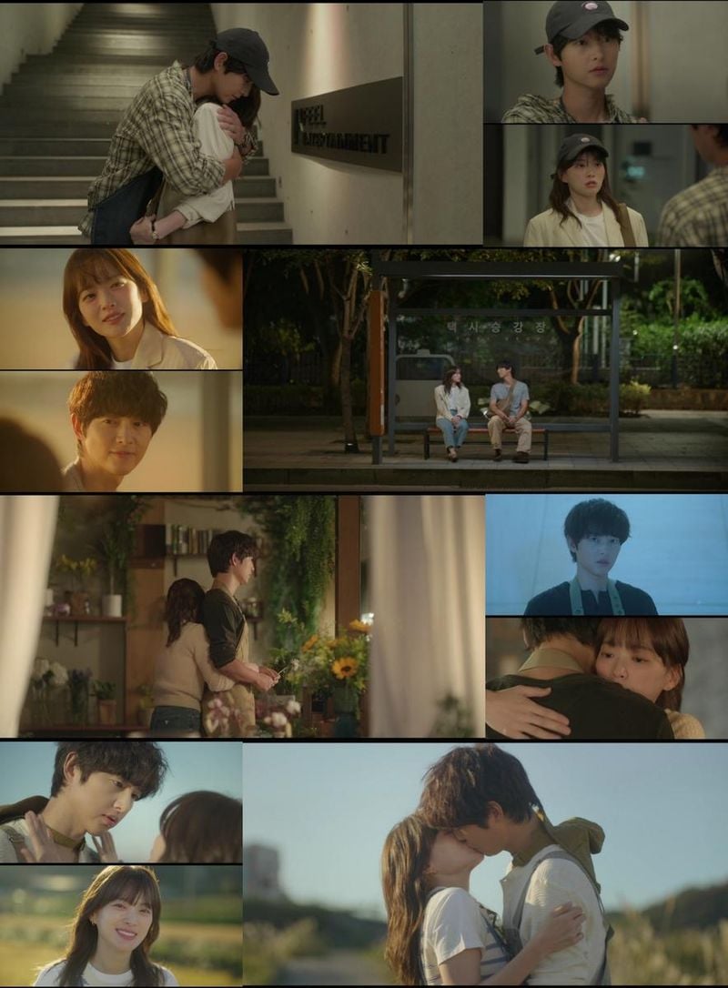 “애틋함이 남긴 입맞춤”…송중기·천우희, ‘마이 유스’ 엔딩 포옹→로맨스 진수 / JTBC