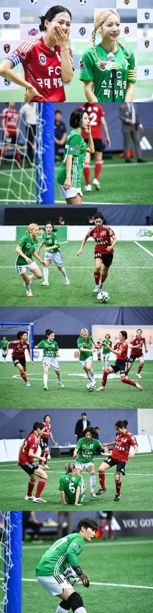 ‘심박한 더비’ 맞대결…‘골 때리는 그녀들’ 심으뜸·박하얀, 체력전→빅매치 명승부 예고 / SBS