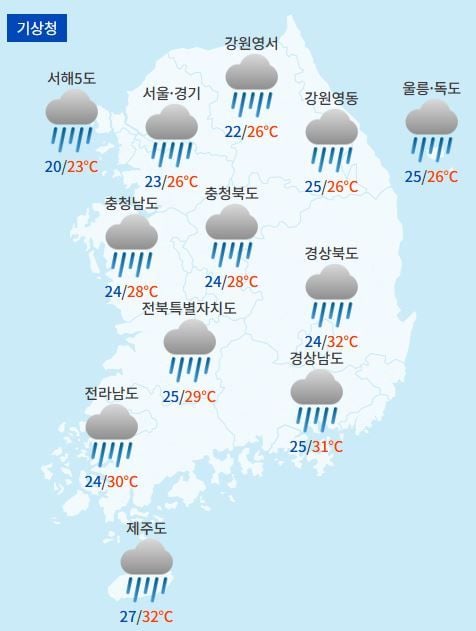 전국날씨예보 / 케이웨더