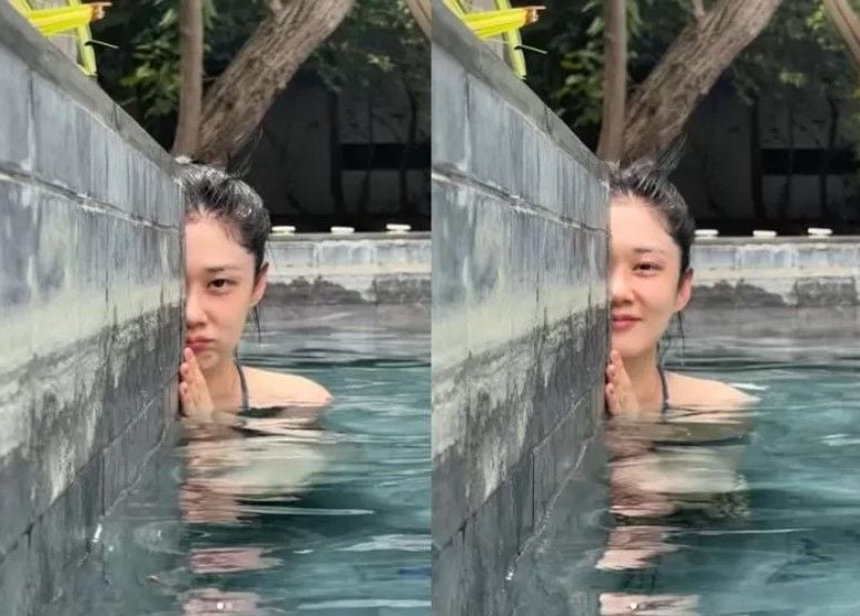 장나라, 수영복 셀카 역대급 반전미…예능 막내로→44세 나이 실종된 힐링 순간