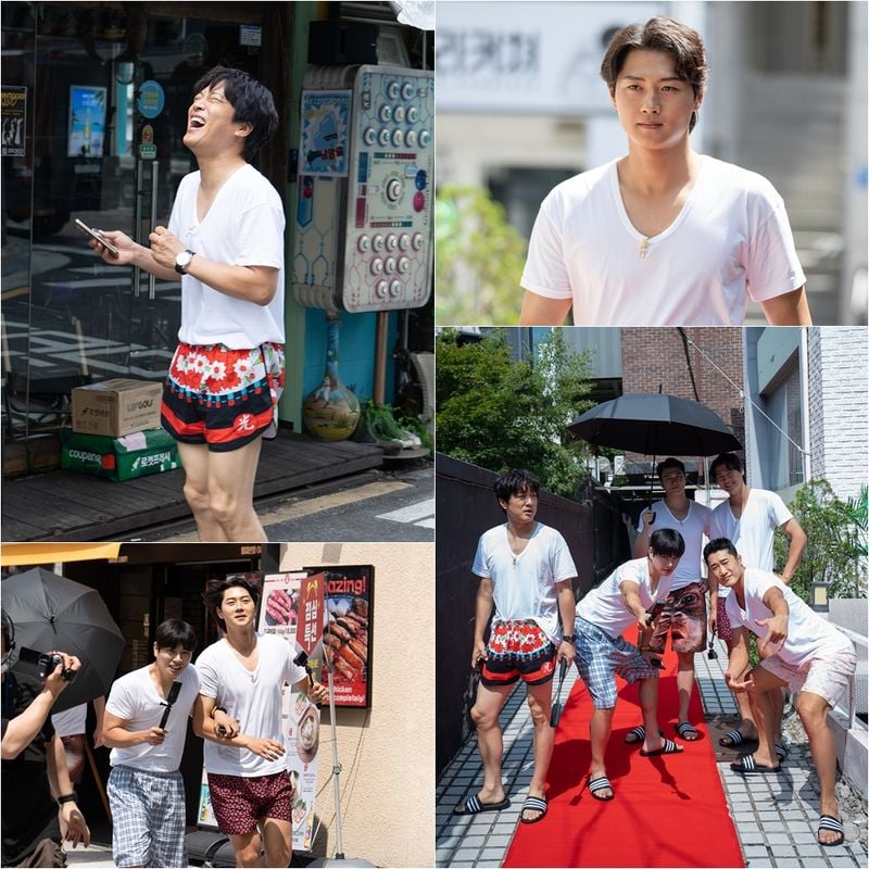 “홍단 파자마에 경악”…차태현·오상욱, ‘핸썸가이즈’ 패션 부족 미션→홍대 활보 도전 / tvN
