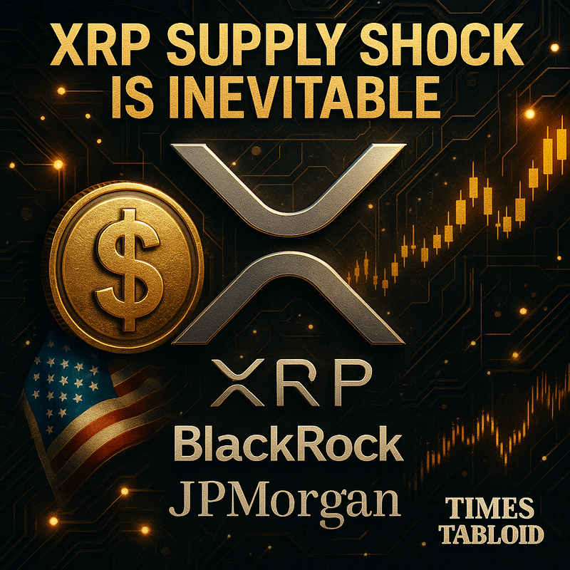 리플 XRP 공급 충격 불가피…블랙록·JP모건의 조용한 움직임