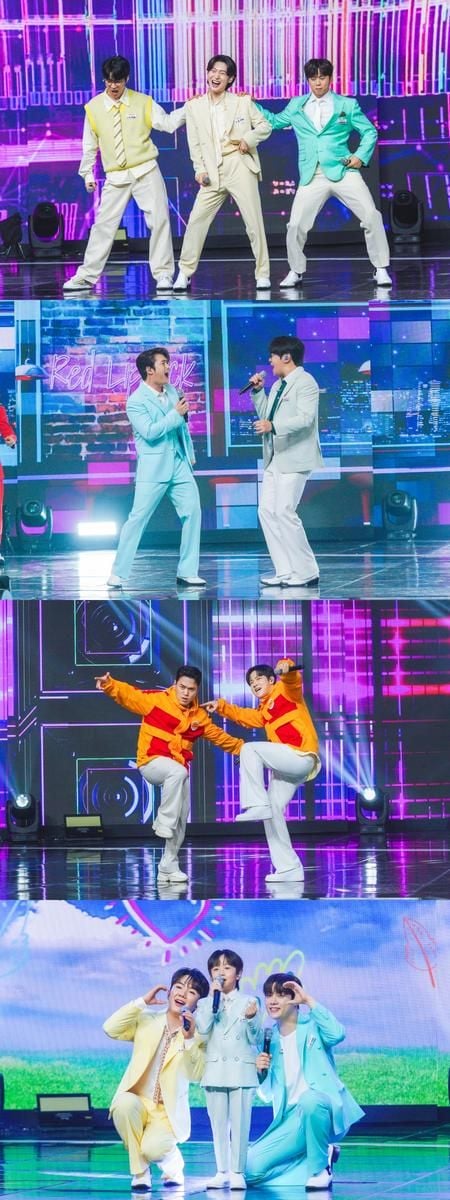 “테크노 남신의 탄생”…김용빈, ‘사랑의 콜센타-세븐스타즈’ 무대→댄스 폭주로 시선 압도 / TV CHOSUN