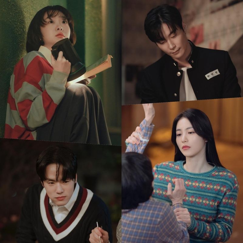 “김다미·신예은·허남준·김정현”…‘백번의 추억’ 청춘 4인방→시선 집중