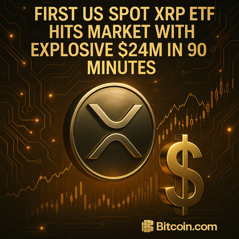 리플 XRP 현물 ETF, 미국 첫 상장 직후 90분 만에 2천4백만 달러 거래