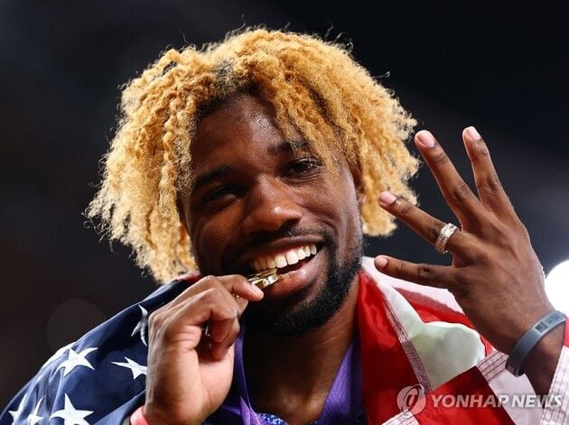 “19초52로 4연패 위업”…라일스, 男 200ｍ 세계선수권 새 역사 / 연합뉴스