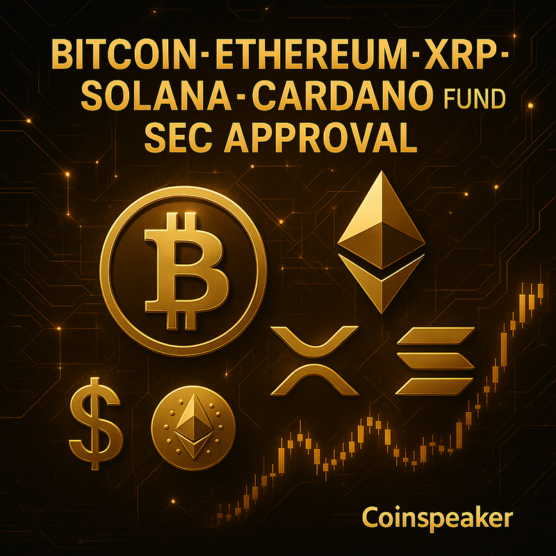 비트코인·이더리움·XRP·솔라나·카르다노 펀드 SEC 승인