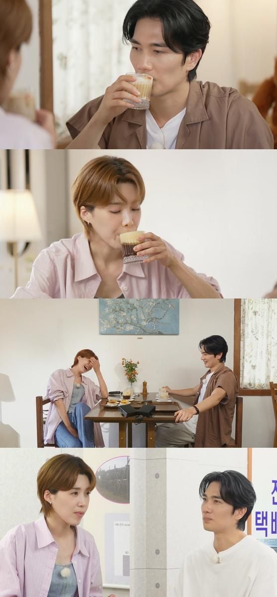 “커피와 상황극 사이”…엄태구·장도연, ‘장도바리바리’ 강릉 투어→극내향 케미 폭발