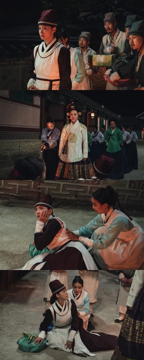 “얼어붙은 밤, 뺨을 맞다”…임윤아·신은정, ‘폭군의 셰프’ 속 극한 대립→위태로운 운명 예고 / tvN