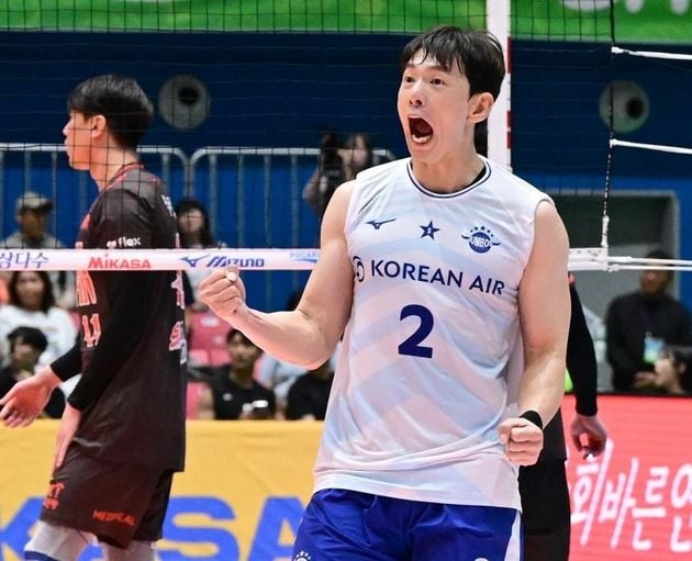 “지옥 훈련의 힘”…한선수, 대한항공 3-0 우승 견인 / 연합뉴스