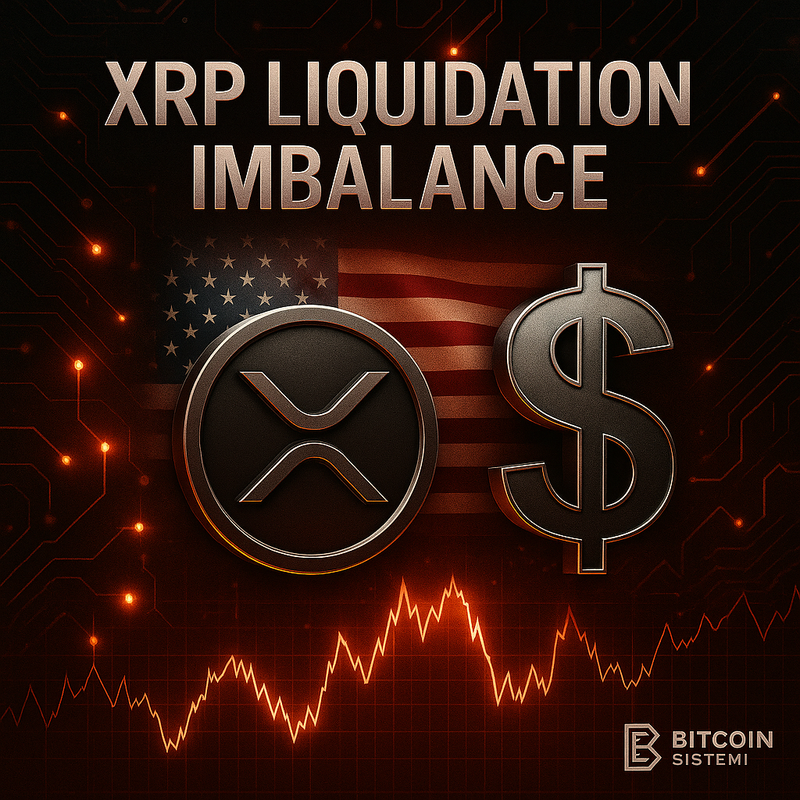리플 XRP 대규모 청산 불균형, 투자 심리 위축 신호