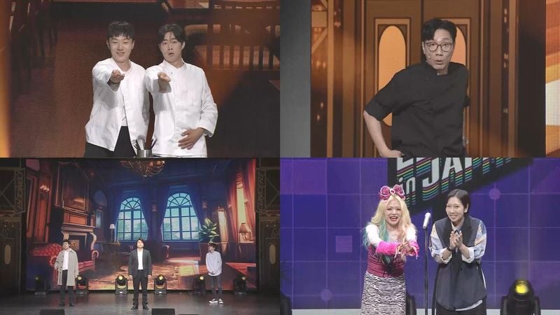 “추억이 무대 위에 깨어났다”…김회경·임종혁·심문규, ‘개그콘서트 in JAPAN’서 ‘베테랑’ 8년 만에 귀환→일본 관객 심장 저격 / KBS2 '개그콘서트'