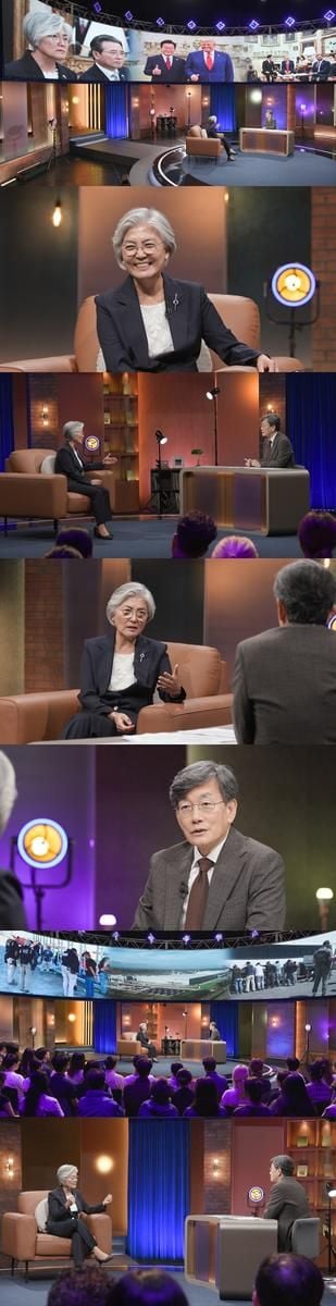 강경화 내정자 뜨거운 현안 속 등장…‘손석희의 질문들’ 강경화, 한미관계 질문→신중한 낙관 전하다