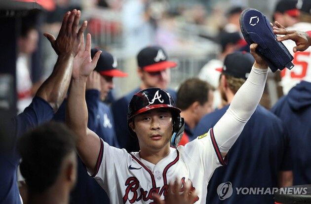 “10경기 연속 안타”…김하성, 2득점 활약 애틀랜타 9연승 견인 / 연합뉴스