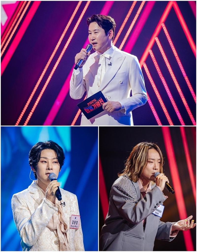 “자나 깨나 말조심 해야 한다”…신동엽, ‘2025 한일가왕전’ 무대 앞 돌발 한마디→한일 TOP7 긴장 고조 / 크레아스튜디오