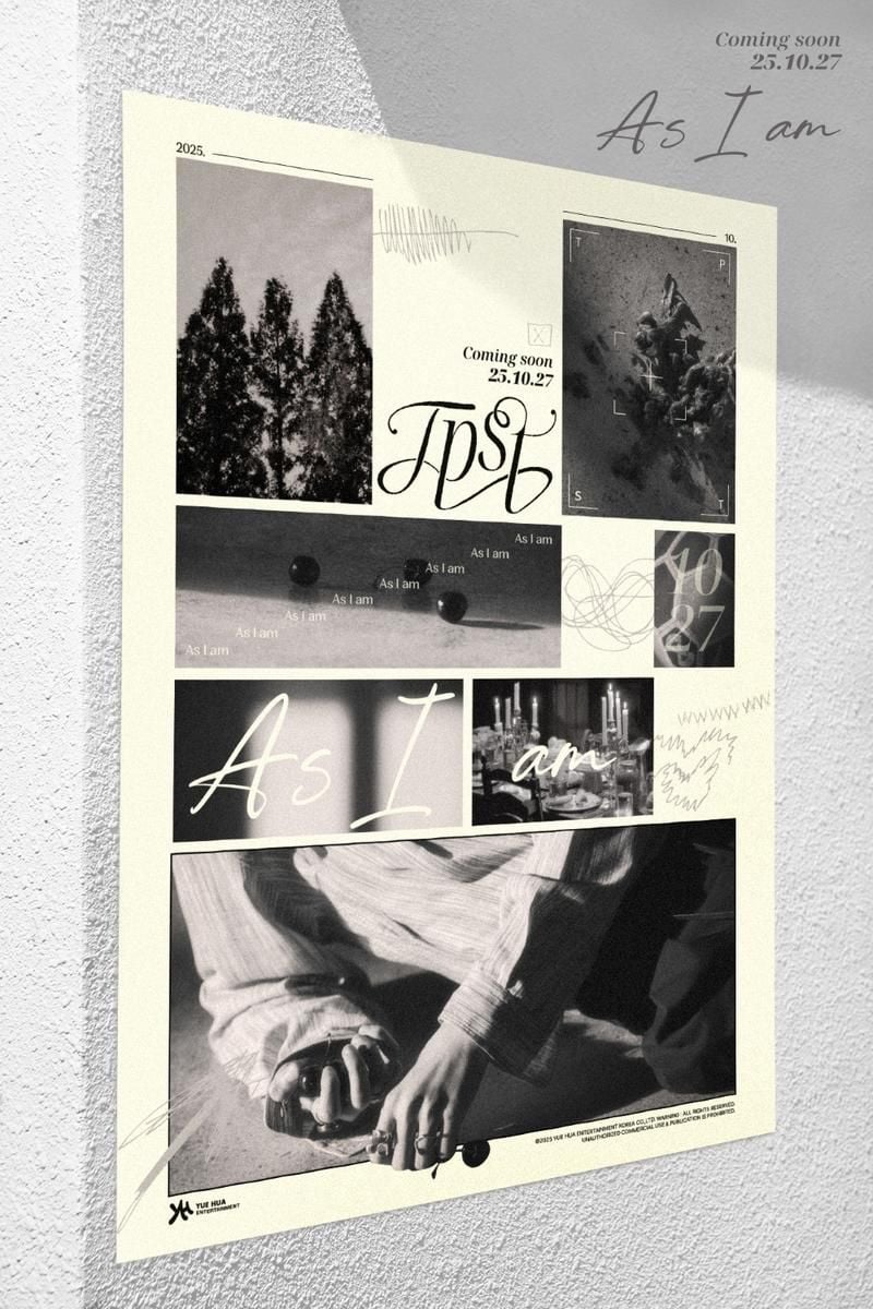“7개월 만의 귀환”…템페스트, ‘As I am’ 커밍순 포스터로 기대감 UP→10월 27일 컴백 / 위에화