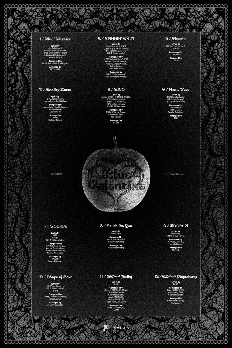 “NMIXX 첫 정규로 한계 돌파”…‘Blue Valentine’ 트랙리스트→팬 기대 폭발 / JYP엔터테인먼트