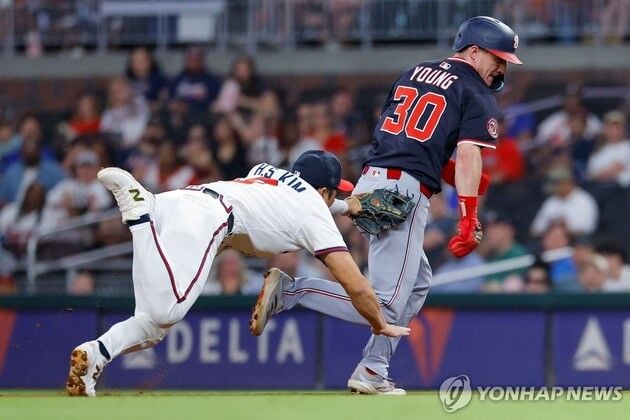 “10경기 연속 안타 중단”…김하성, 4타수 무안타 침묵 / 연합뉴스