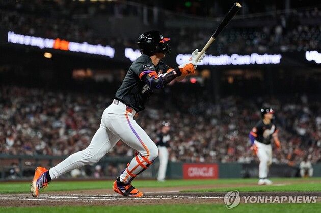 “13일 만에 타점”…이정후, 4타수 1안타에도 샌프란시스코 패배 / 연합뉴스