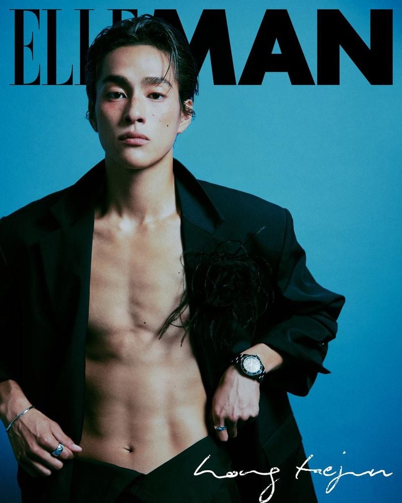 “무한한 매력의 탄생”…홍태준, ‘엘르맨’ 커버 장식→새로운 도전 각인 / 엘르코리아