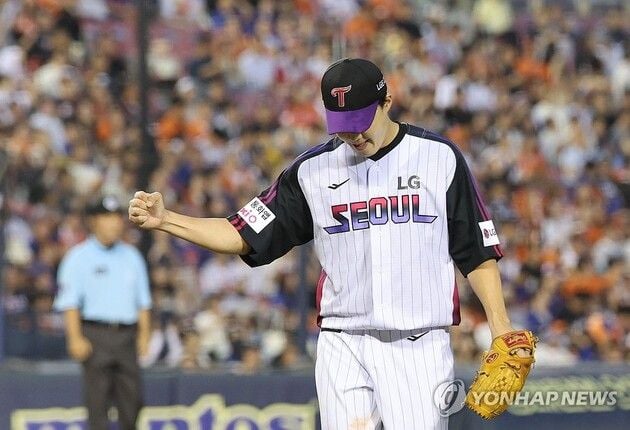 “규정 이닝 3명 토종 선발”…LG, 27년 만에 토종 선발진 위력 과시 / 연합뉴스