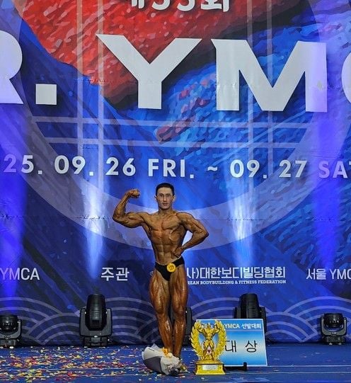 “70㎏ 이하급 정상”…백성훈, 미스터 YMCA 대상 수상 / 연합뉴스