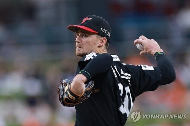 “6이닝 7탈삼진 역투”…톨허스트, LG 대전 원정서 6승 달성 / 연합뉴스