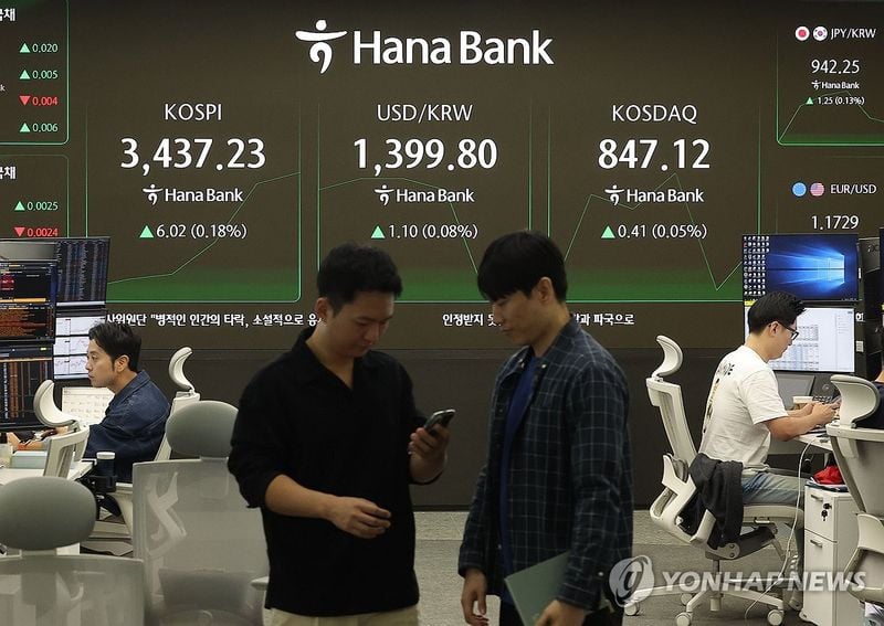 코스피 3,430선 보합…美 기술주 강세에도 셧다운 우려에 상단 제한