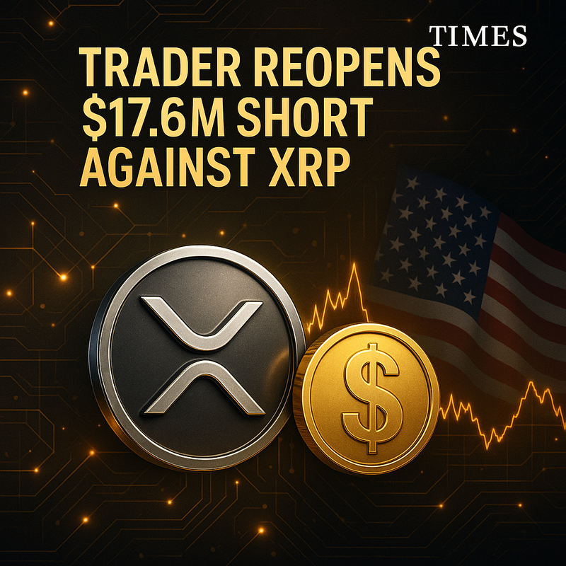 리플 XRP 겨냥 1천760만 달러 공매도 재개…고위험 베팅 논란
