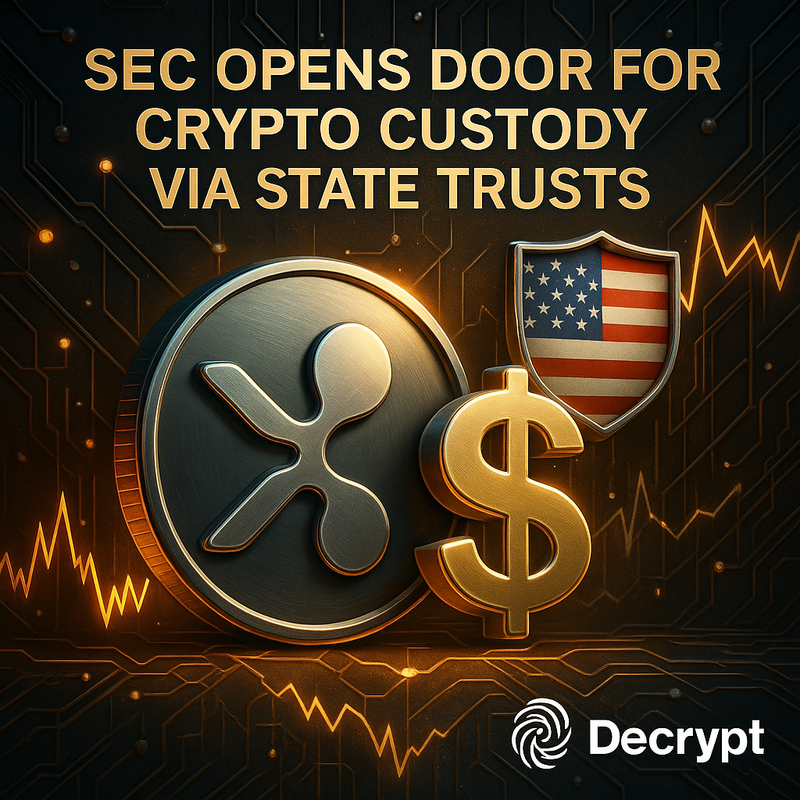 SEC, 스테이트 트러스트 커스터디 허용…리플 XRP 제도권 수혜 기대