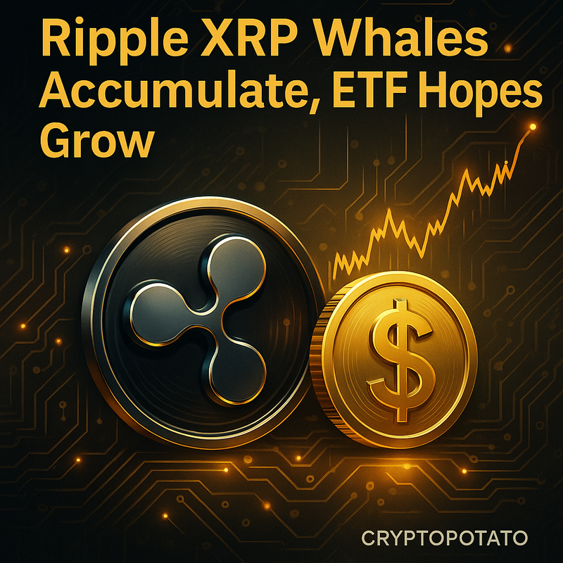리플 XRP 고래 매집, 2일간 2억5천만 개 급증…ETF 기대감 증폭