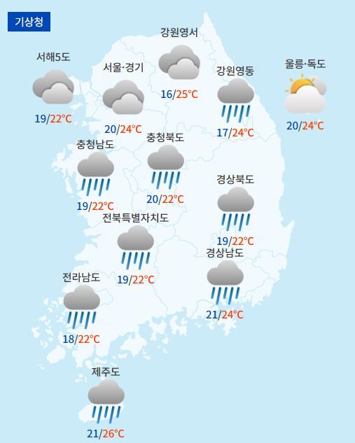전국날씨예보 / 케이웨더