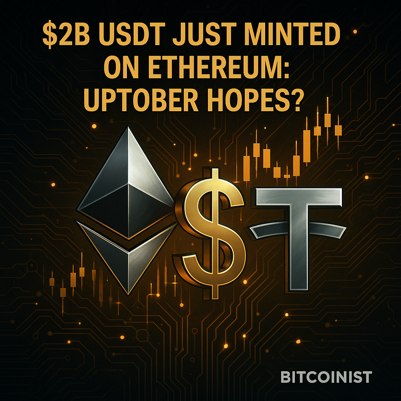 이더리움, 20억 달러 규모 USDT 신규 발행…업토버 기대감 고조
