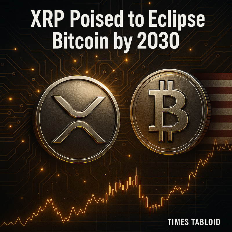 리플 XRP, 2030년까지 비트코인 추월 전망 놓고 논란 확산